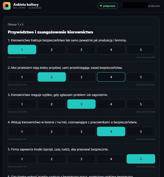 Ankieta Kultury — podgląd modułu